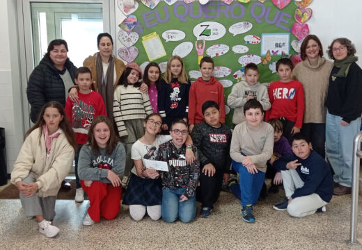 O Concello de Lousame entrega os premios do concurso “Voces de Lousame contra a violencia de xénero” ao alumnado do 3º e 5º de Primaria do CPIP Cernadas de Castro