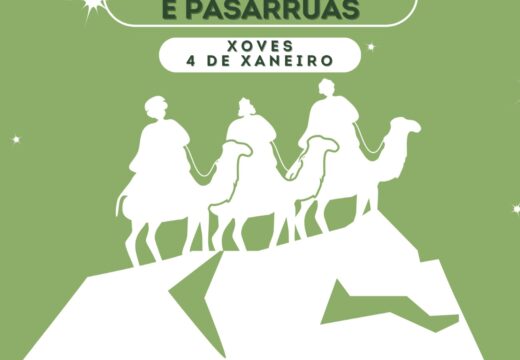 Os Reis Magos adiántanse en Paderne para escoitar os últimos desexos dos seus cativos