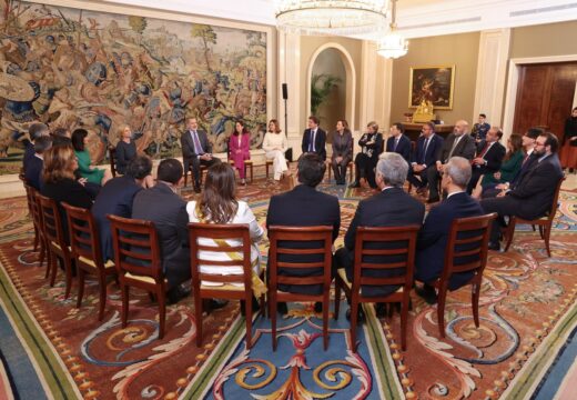 Inés Rey participa nunha audiencia con Felipe VI como vicepresidenta primeira da FEMP