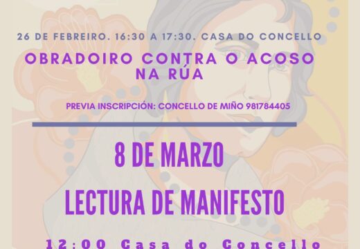 Miño programa unha ampla oferta de actividades para conmemorar o Mes da Muller