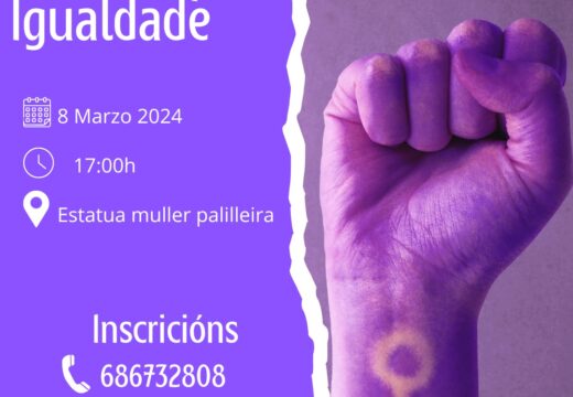 O Concello organiza unha andaina pola igualdade e obradoiros educativos para conmemorar o 8M