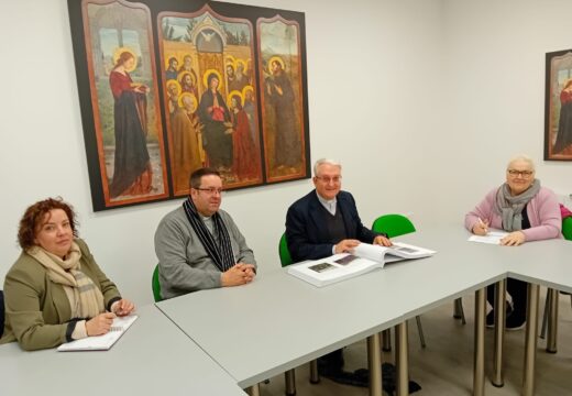 A presidenta da Asociación de Municipios do Camiño da Ría de Muros Noia reúnese con responsables do Centro Internacional de Acollida ao Peregrino