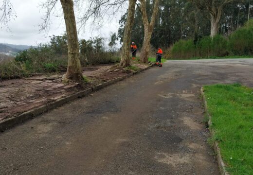 O Concello acondiciona a contorna do Estadio Vero Boquete logo da retirada de 70 toneladas de materiais acumulados durante décadas