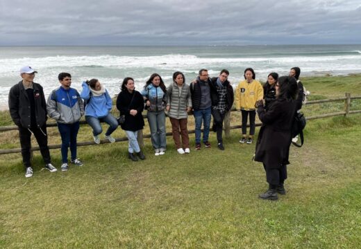 Alumnado do máster en Planificación e xestión de produtos e destinos turísticos da UDC estuda o modelo de Carballo