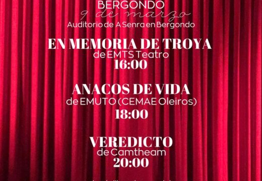 Ciclo Marusía Escénica no auditorio da Senra de Bergondo esta fin de semana.