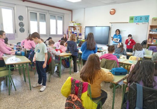 Un total de 123 nenos e nenas do CPIP Cernadas de Castro participan no proxecto “As mulleres que nos constrúen”