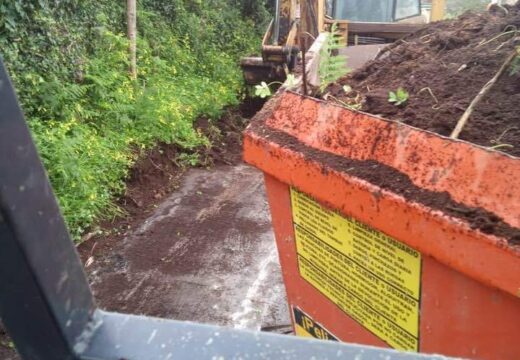 Comezan as obras de pavimentación das rúas do núcleo de Dor