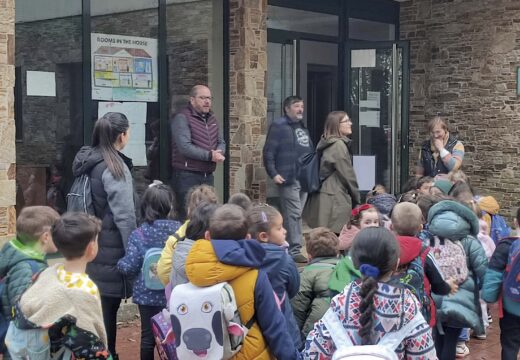 A rapazada do CPI de Xanceda visita o Museo da Cultura e Tradicións de Frades (MUFRA)