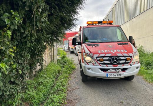 Información sobre o incendio ocorrido hoxe en Bergondo