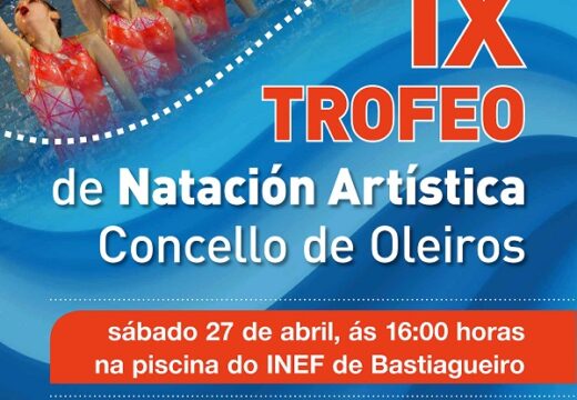 Máis de 250 nadadoras participarán no IX Trofeo Concello de Oleiros de natación artística