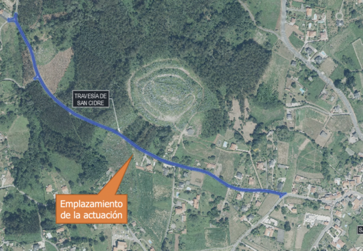 O Concello licita por 60.000 euros a pavimentación do camiño da Areosa, en San Cidre