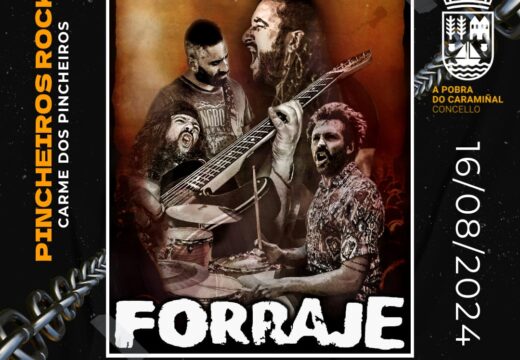 A banda de rock Forraje regresa aos escenarios cun concerto na festa do Carme dos Pincheiros da Pobra