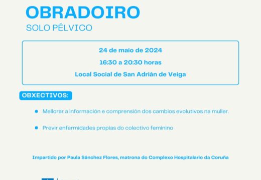 A formación en chan pélvico e a súa xestión para previr patoloxías chega a Ortigueira en maio