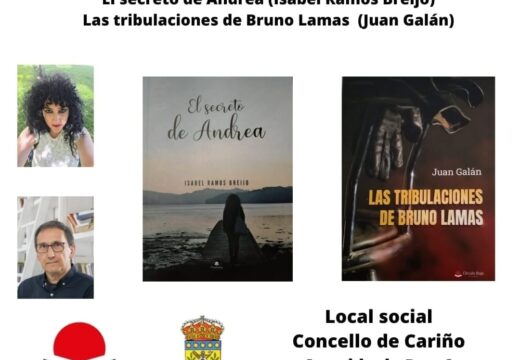 A literatura, protagonista en Cariño este venres coa presentación de dous libros