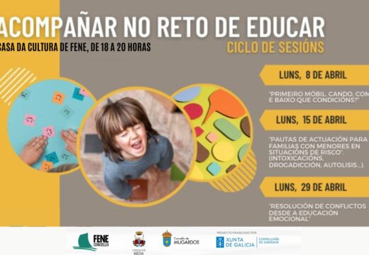 O uso do móbil na infancia centra a nova charla do ciclo “Acompañar no reto de educar”