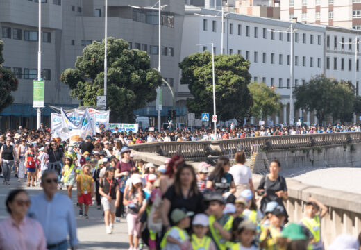 Un milleiro de nenos e nenas reivindican o uso do galego na XXIV edición do Correlingua