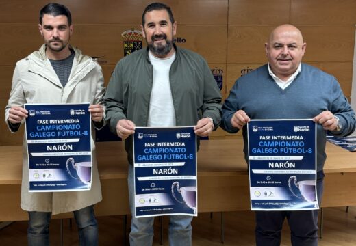 Os campos de fútbol de Río Seco acollerán este sábado a fase intermedia do Campionato Galego de fútbol 8