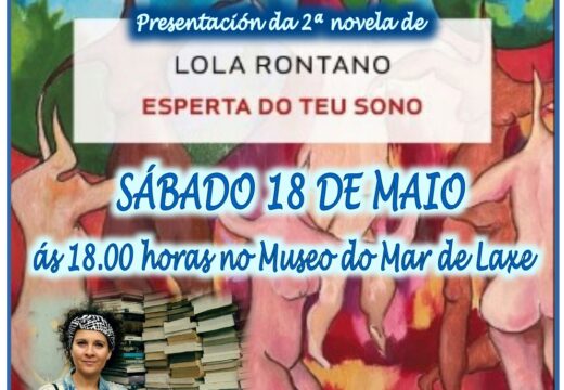 A veciña de Laxe Lola Rontano presentará a súa segunda obra este domingo no Museo do Mar