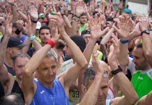 Máis de 1.000 corredores atravesaron a liña de meta hoxe na Baixada Popular de Cross de San Pedro de Visma, terceira cita do circuíto de carreiras populares Coruña Corre