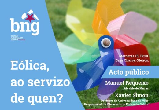 Acto público do BNG de Oleiros Eólica, ao servizo de quen?