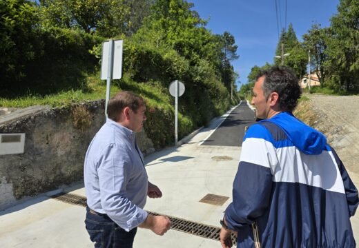 O Concello de Fene remata as obras de mellora do camiño do Castelo e Estrada de Laraxe