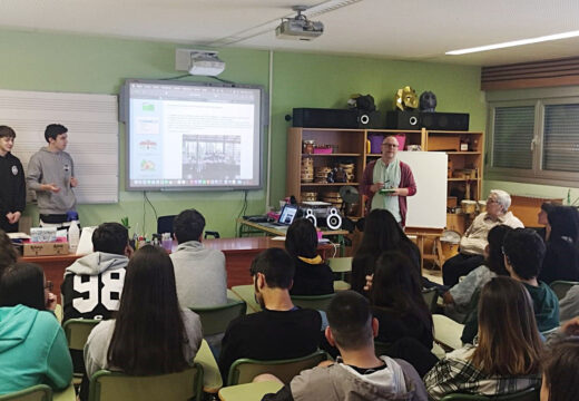 O alumnado de 4º da ESO do CPI Cernadas de Castro presenta un traballo audiovisual sobre as minas de San Finx