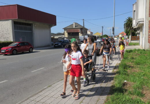 O espazo de participación de infancia e de adolescencia da  Laracha realiza un roteiro da diversidade 