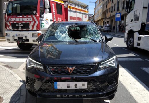 Atropelo con feridos no casco urbano do Concello de Arzúa