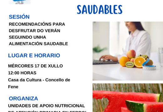 A Escola de Hábitos Saudables aborda as claves para desfrutar do verán seguindo unha alimentación saudable