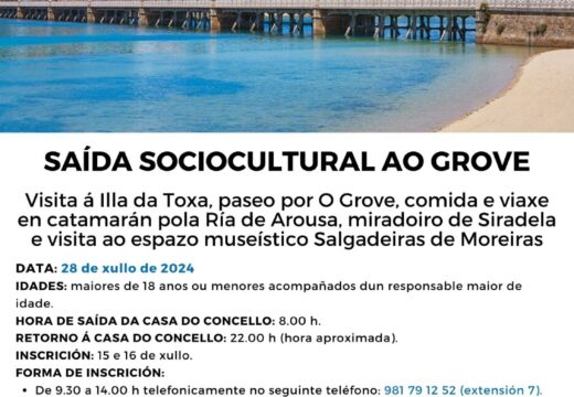 O Concello de Bergondo organiza unha excursión ao Grove