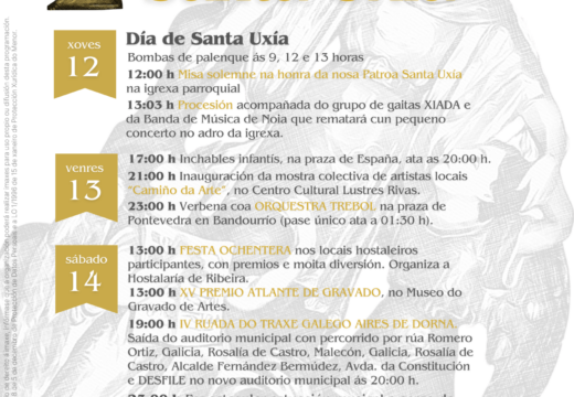 Presentación das Festas de Santa Uxía 2024