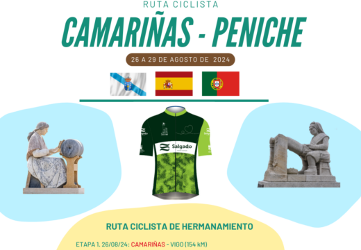 Ruta ciclista Camariñas-Peniche para reforzar o irmandamento entre as dúas vilas