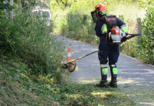 Neda reforza a súa brigada municipal de rozas coa contratación dun terceiro peón