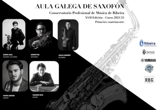 Presentación da XVII edición do “Aula Galega de Saxofón” organizada polo Conservatorio Municipal