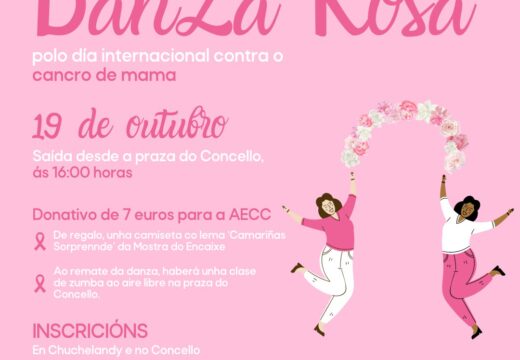 Volve a ‘Danza Rosa’ de Camariñas para conmemorar o Día Internacional contra o Cancro de Mama