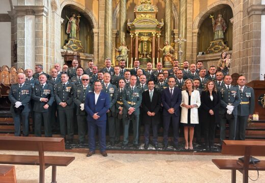 Belén do Campo asiste á celebración relixiosa con motivo da festividade da Patroa da Garda Civil