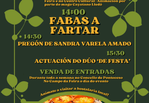 Todo listo para a XXXII Feira das Fabas de Ponteceso, que chega este sábado 26 de outubro