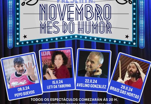 O Novembro, mes do humor continúa este venres co espectáculo Eran elas, de Avelino González