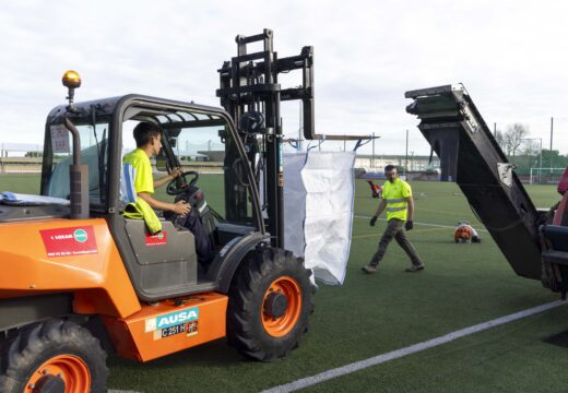 O Concello comeza os traballos de renovación do campo número 1 da Cidade Deportiva Arsenio Iglesias