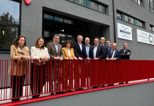 Goretti Sanmartín participa no acto de inauguración do Centro de Investigación Mestrelab