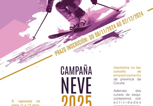 Aberto o prazo de preinscrición para participar no programa de viaxes á neve da Deputación