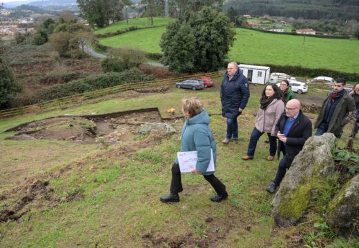 Belén do Campo visita as actuacións de revalorización do Castro de Montes Claros realizadas co apoio da Xunta