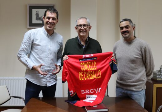 Recepción na Alcaldía a Mauro Montero, campión de Europa sub 20 e do Euro Hand 4 All coa selección española de balonmán