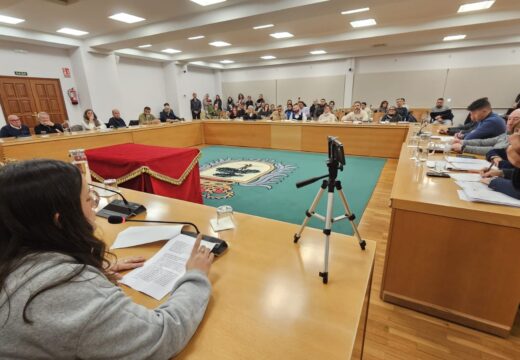 A ANPA do colexio Bergantiños realizou unha intervención no pleno previa ao debate da moción conxunta do BNG e o PSOE