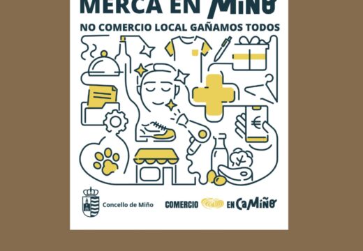 O Concello lanza a campaña ‘Merca en Miño: non comercio local gañamos todos’