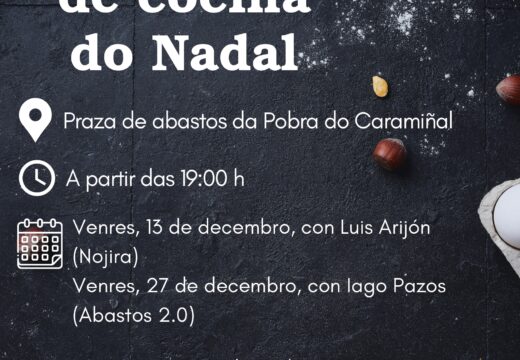 As mostras de cociña da Pobra ensinarán innovadoras elaboracións para os menús do Nadal