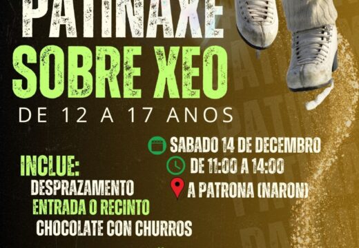 Patinaxe sobre xeo para a terceira actividade do programa ‘Xuventude EnCaMiño’