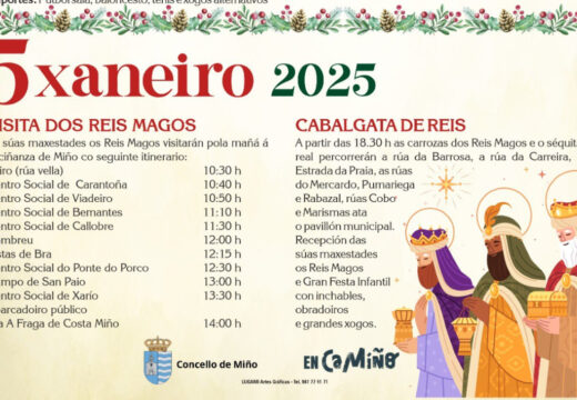 Previsión cabalgata 2025 Miño