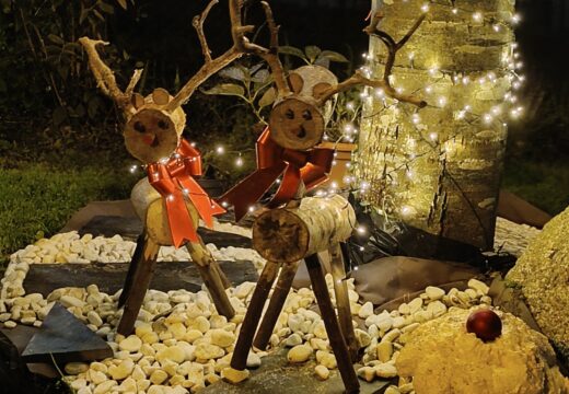 Lorena Breijo, de Barallobre, e María Celia López, de Perlío, son as gañadoras do I Concurso de Decoración de Nadal do Concello de Fene