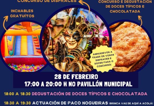 As Somozas celebrará a súa gran festa de Entroido o 28 de febreiro no pavillón municipal